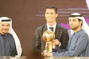 Ronaldo nhiều khả năng sẽ giành tiếp giải thưởng Globe Soccer Awards. Ảnh: Getty Images