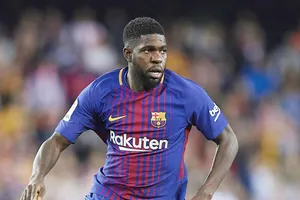 Umtiti dính chấn thương. Ảnh: Getty Images 