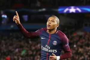 Mbappe từng có cuộc nói chuyện với Real. Ảnh Getty Images.