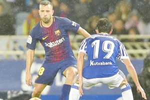 Alba cùng đồng đội đã có chiến thắng trước Celta. Ảnh: Getty Images 