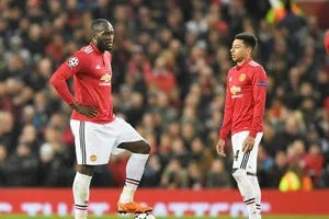 Cầu thủ Man.United thất vọng vì một trận cầu mờ nhạt. Ảnh: Getty Images 