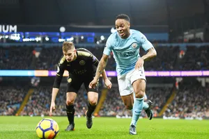 Nỗ lực của Raheem Sterling (phải) trong một trận đấu của Man.City. Ảnh: Getty Images 