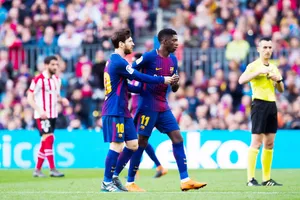 Messi có thực sự yêu cầu Barca bán Dembele? Ảnh: Getty Images