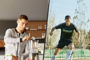 Chế độ ăn ống luôn rất được Ronaldo chú trọng. Ảnh Facebook nhân vật.