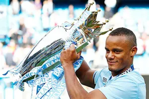 Vincent Kompany đã là đội trưởng huyền thoại của Man.City. Ảnh: Getty Images 