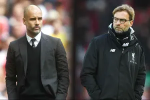 Jurgen Klopp (phải) thật sự giỏi hơn Pep Guardiola? Ảnh: Getty Images 