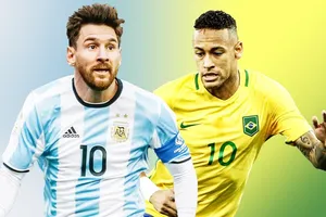 Messi và Neymar đã có hành động đẹp trước World Cup 2018. Ảnh Sky Sports.