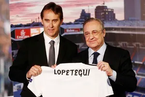 Lopetegui đã có buổi ra mắt Real. Ảnh AS.
