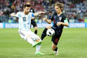 Messi đã không chứng tỏ được khả năng khi đối đầu với Croatia. Ảnh FIFA.