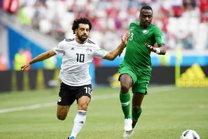 Salah ghi bàn, nhưng Ai Cập vẫn thua. Ảnh FIFA.