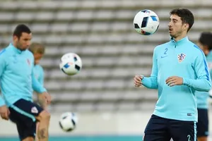 Vrsaljko sẽ vắng mặt ở đại chiến với Anh. Ảnh Facebook nhân vật.