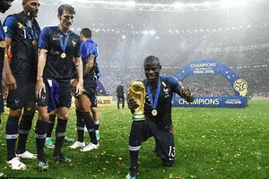 Kante đã có kỳ World Cup thành công cùng tuyển Pháp. Ảnh: Getty Images