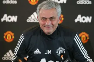 HLV Jose Mourinho không nêu lên bất kỳ điều tích cực nào trong buổi họp báo đầu tiên. Ảnh: Getty Images