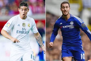 James và Hazard đều muốn đến Real.