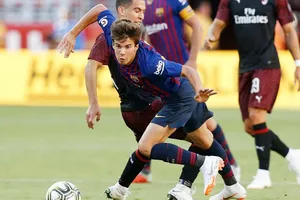 Puig đã có màn trình diễn tốt vừa qua trong màu áo Barca. Ảnh AS.