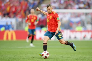 Alba bị loại khỏi danh sách triệu tập của HLV Enrique. Ảnh Getty Images.