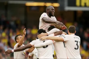 Romelu Lukaku tiếp tục phong độ ghi bàn để giúp Quỷ đỏ chiến thắng. Ảnh: Getty Images 