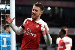 Aaron Ramsey đang ở trong tình trạng tâm lý thất vọng. Ảnh: Getty Images