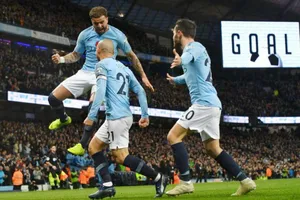 Man.City tiếp tục điệp khúc chiến thắng theo cách thuyết phục nhất. Ảnh: Getty Images 
