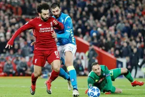 Mohamed Salah đã dẫn dắt Liverpool tiến vào vòng 1/8. Ảnh: Reuters 