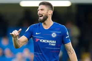 Olivier Giroud đang thất vọng ở Chelsea. Ảnh: Getty Images