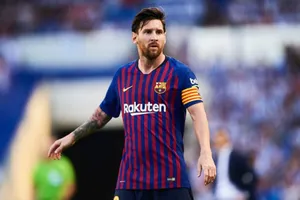 Lionel Messi không vui khi thiếu sự cạnh tranh của Cristiano Ronaldo. Ảnh: Getty Images 