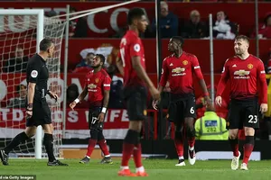 Cầu thủ Man.United đang đối mặt với bài toàn tinh thần. Ảnh: Getty Images 