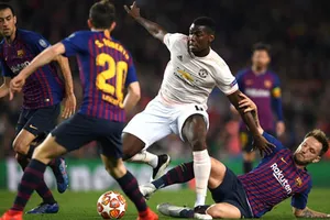 Paul Pogba được đồn đoán sẽ là mục tiêu lớn của Barca ở mùa hè này. Ảnh: Getty Images