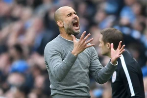 HLV Pep Guardiola mùa này một lần nữa phải chia tay Champions League trong cay đắng. Ảnh: Getty Images