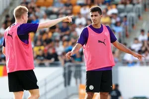 Kevin De Bruyne lạc quan sẽ tạo nên một đối tác tốt cùng Rodri. Ảnh: Getty Images