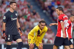 Antoine Griezmann đã có màn ra mắt tồi tệ cùng Barca. Ảnh: Getty Images 