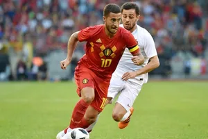 Eden Hazard vẫn là ngôi sao tấn công số 1 của tuyển Bỉ. Ảnh: Getty Images