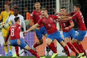 CH Séc gây sốc khi quật ngã Tam sư. Ảnh: Getty Images