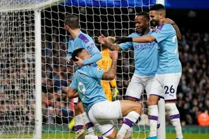 Các ngôi sao của Man.City cho thấy không bị ảnh hưởng bởi sự xáo trộn trong ban huấn luyện. Ảnh: Getty Images