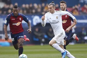 Gareth Bale trở lại đội hình khi Real Madrid thắng dễ Osasuna. Ảnh: Getty Images