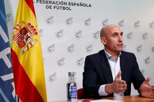 Chủ tịch RFEF, Luis Rubiales. Ảnh: Getty Images 