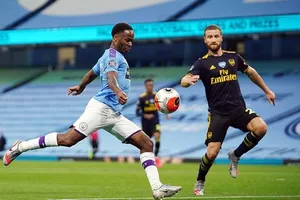 Đương kim vô địch Man.City sẽ đối đầu với Arsenal ở bán kết. Ảnh: Getty Images