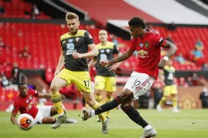 Marcus Rashford và Man.United đã đánh rơi điểm số rất đáng tiếc. Ảnh: Getty Images