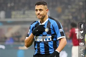Alexis Sanchez tìm thấy hạnh phúc tại Inter Milan bằng bản hợp đồng 3 năm hồi đầu tháng 8. Ảnh: Getty Images