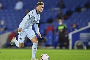 Timo Werner phần nào thể hiện được điểm mạnh về tốc độ. Ảnh: Getty Images