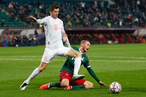 Bayern Munich dù chật vật vẫn giành chiến thắng tại Lokomotiv Moscow. Ảnh: Getty Images