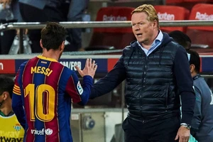 HLV Ronald Koeman hiện vẫn chưa nhận được những gì tốt nhất từ Messi. Ảnh: Getty Images
