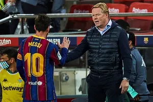 HLV Ronald Koeman thừa nhận lời khen của Lionel Messi khiến ông phấn chấn.
