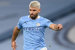 Sergio Aguero sẽ rời Man.City vào cuối mùa giải. Ảnh: Getty Images 