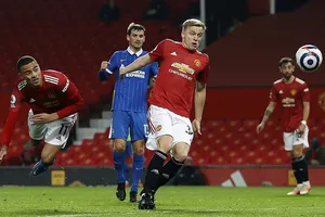 Mason Greenwood ghi bàn giúp Man.Unied tiếp tục ngược dòng thành công. Ảnh: Getty Images 