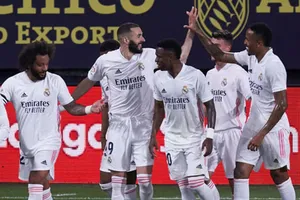 Karim Benzema tiếp tục truyền cảm hứng chiến thắng cho Real. Ảnh: Getty Images