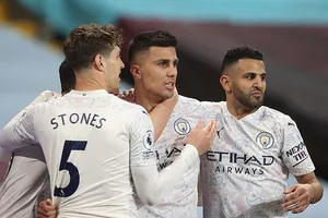 Man.City bản lĩnh ngược dòng để chiến thắng và tiến gần danh hiệu. Ảnh: Getty Images