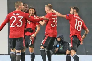 Quỷ đỏ đã mở toang cánh cửa vào chung kết Europa League. Ảnh: Getty Images