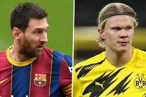 Lionel Messi mong chờ được chơi bóng cạnh Erling Haaland. 