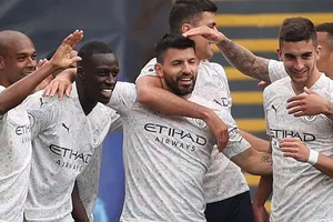 Sergio Aguero vẫn khát khao thể hiện trong những ngày cuối ở Man.City. Ảnh: Getty Images